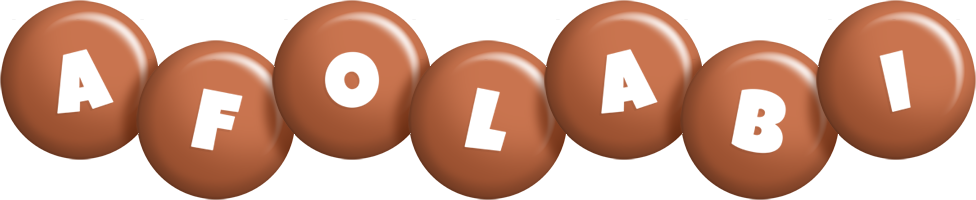 Afolabi candy-brown logo