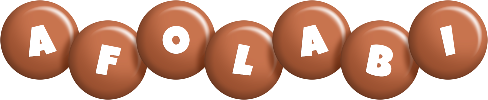 Afolabi candy-brown logo