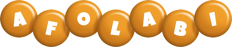 Afolabi candy-orange logo