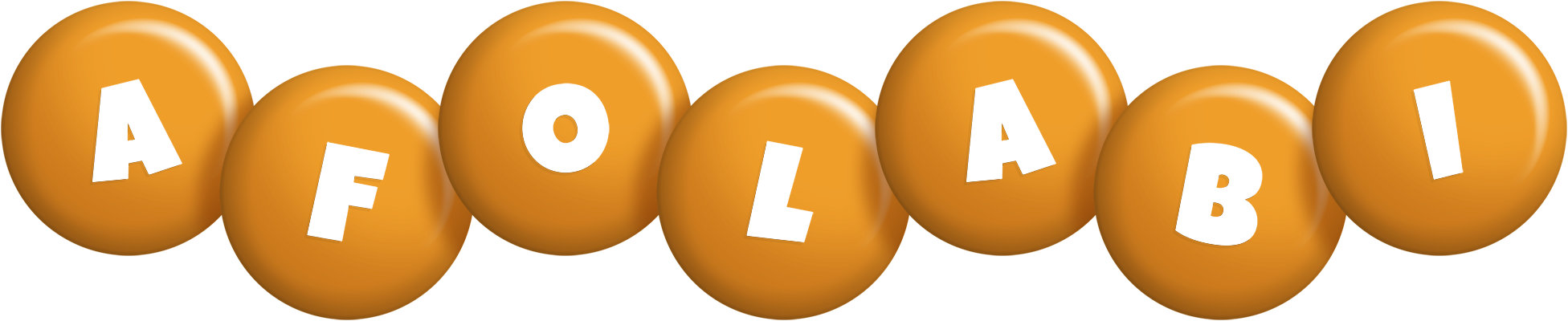 Afolabi candy-orange logo