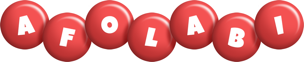 Afolabi candy-red logo