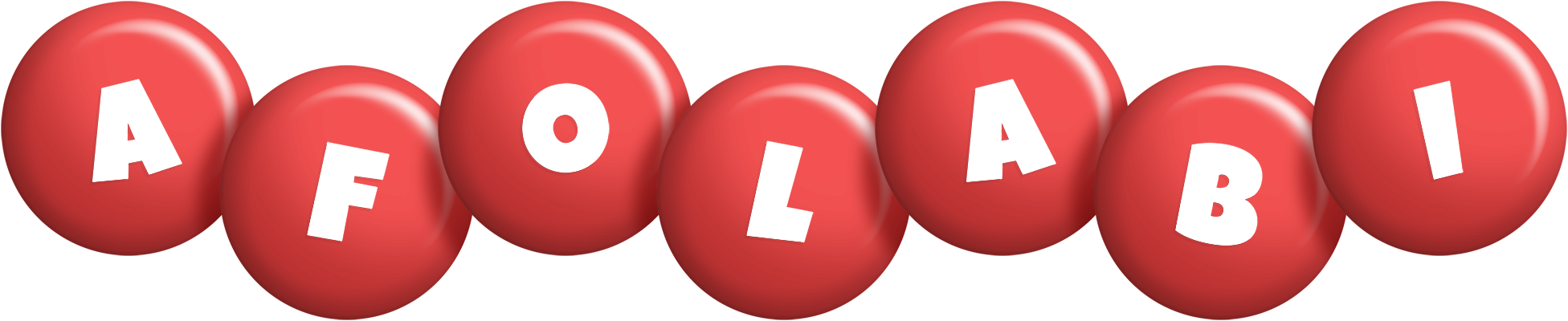 Afolabi candy-red logo