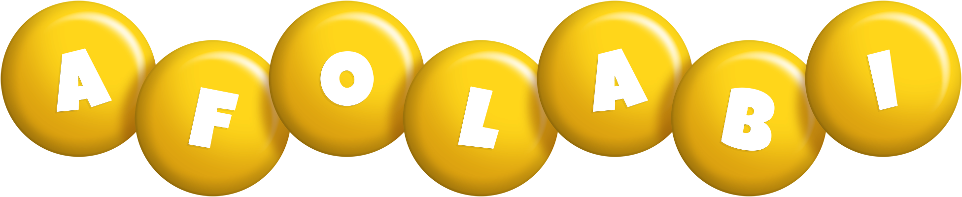 Afolabi candy-yellow logo