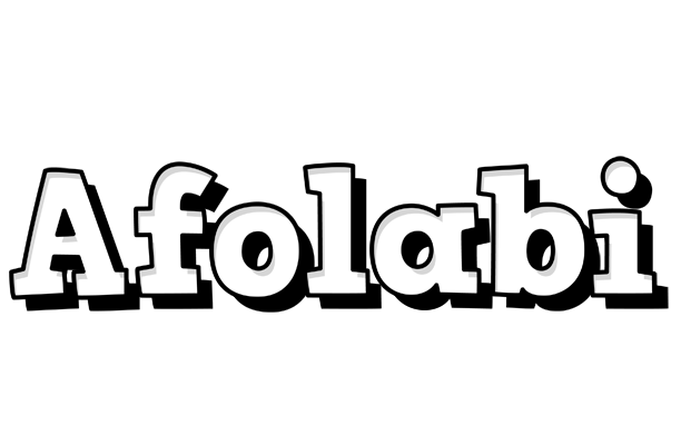 Afolabi snowing logo