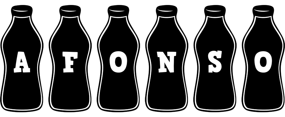 Afonso bottle logo