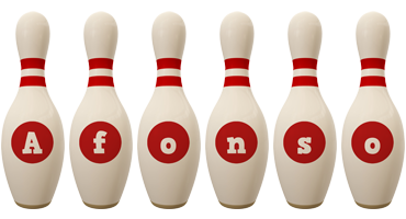 Afonso bowling-pin logo