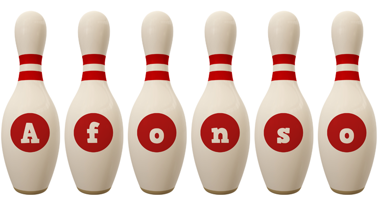 Afonso bowling-pin logo