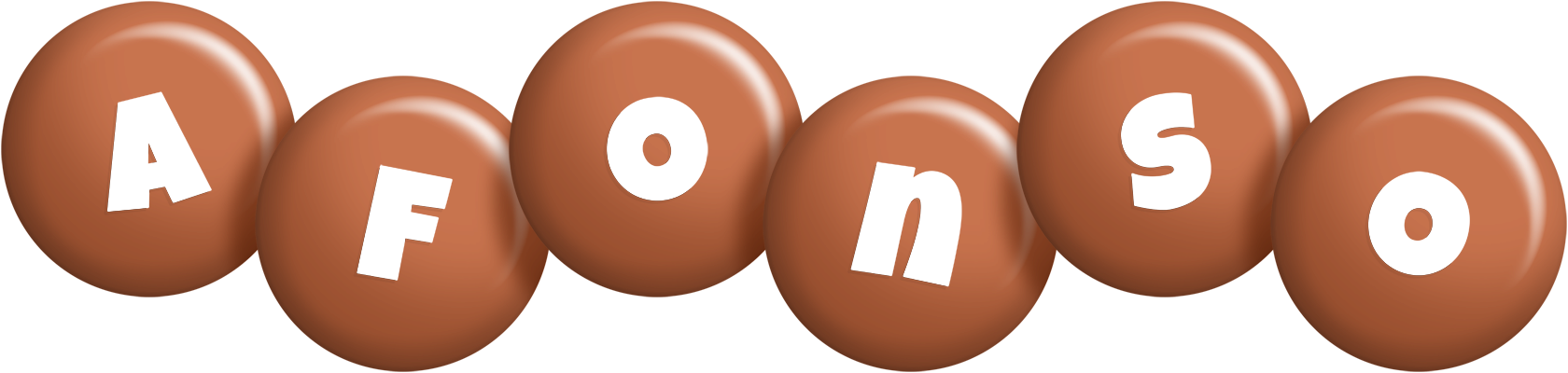 Afonso candy-brown logo