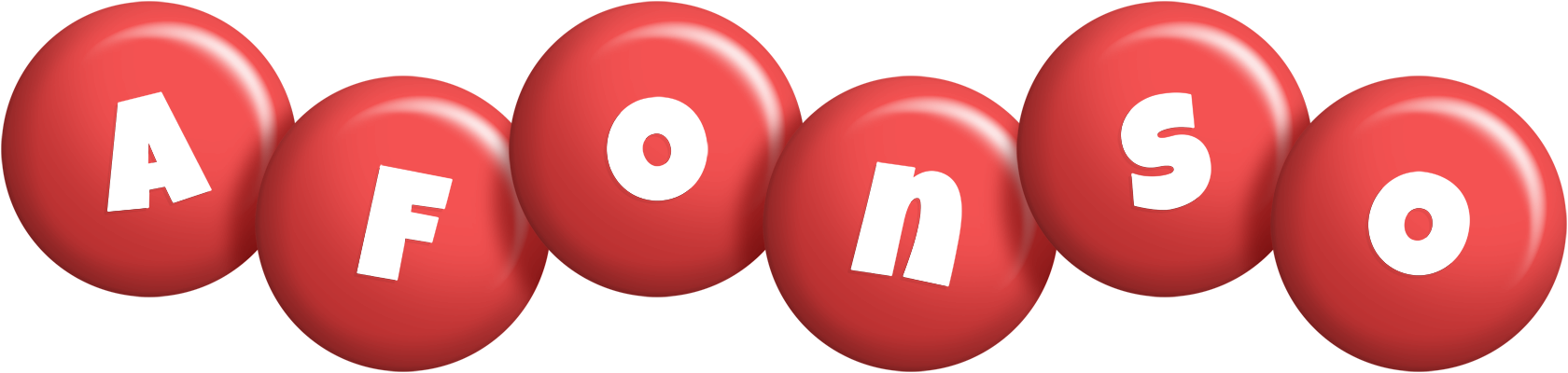 Afonso candy-red logo