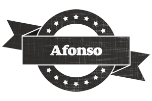 Afonso grunge logo