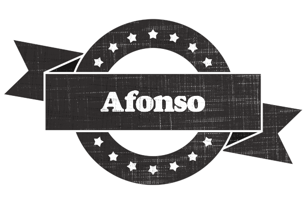 Afonso grunge logo