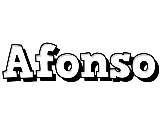 Afonso snowing logo