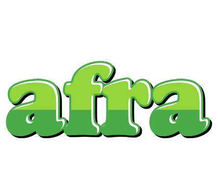 Afra apple logo
