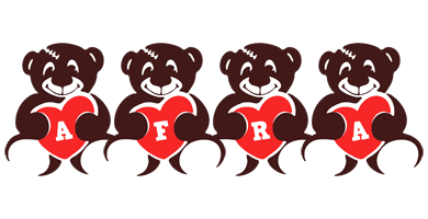 Afra bear logo