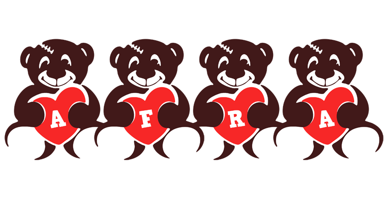 Afra bear logo
