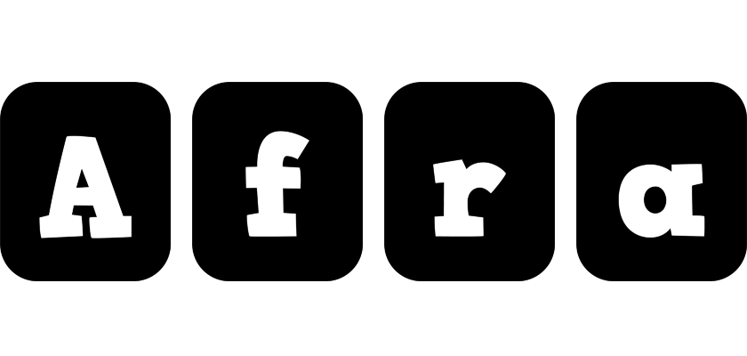 Afra box logo