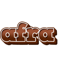 Afra brownie logo