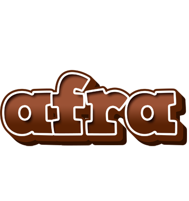 Afra brownie logo