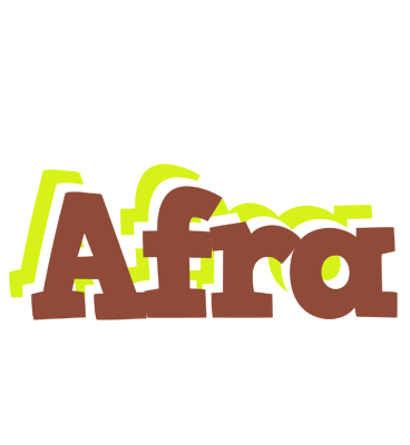 Afra caffeebar logo