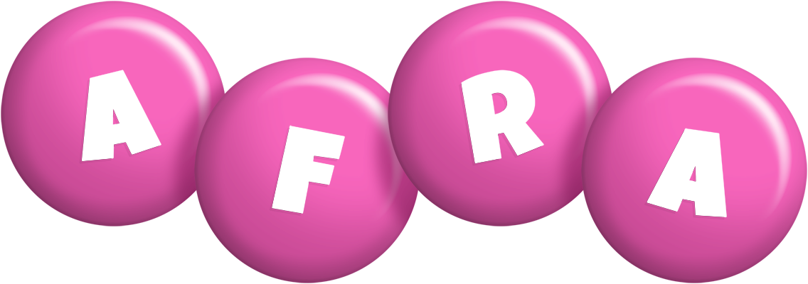Afra candy-pink logo
