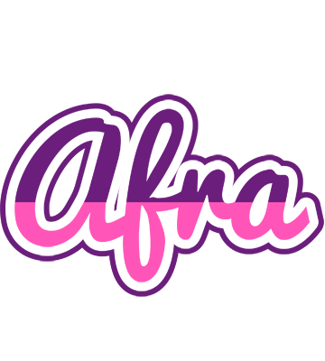 Afra cheerful logo