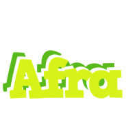 Afra citrus logo