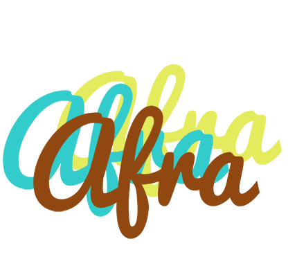 Afra cupcake logo
