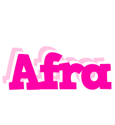 Afra dancing logo