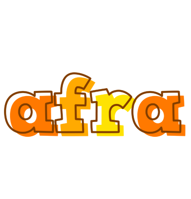 Afra desert logo