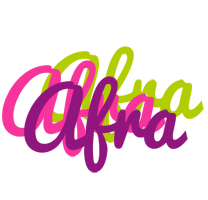 Afra flowers logo