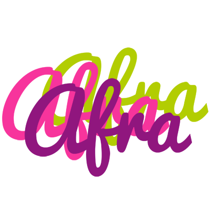 Afra flowers logo