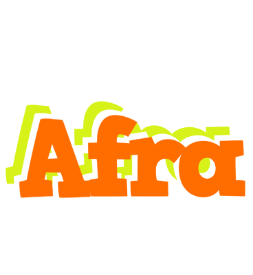 Afra healthy logo