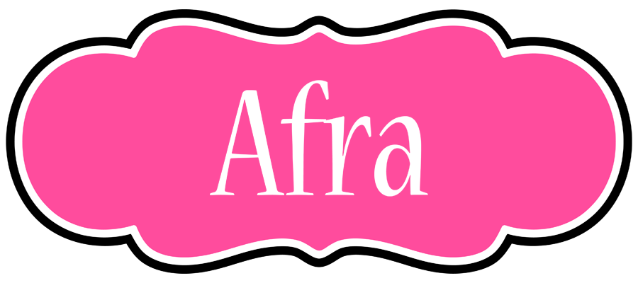 Afra invitation logo