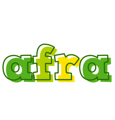 Afra juice logo