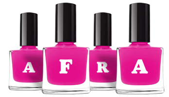 Afra nails logo