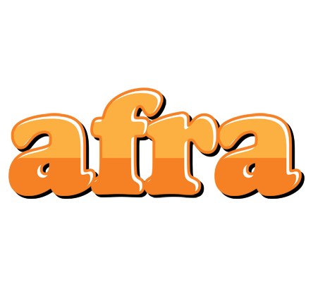 Afra orange logo