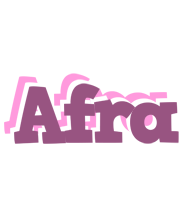 Afra relaxing logo