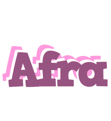 Afra relaxing logo