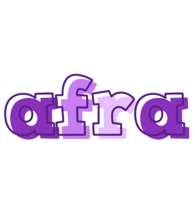 Afra sensual logo