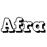 Afra snowing logo