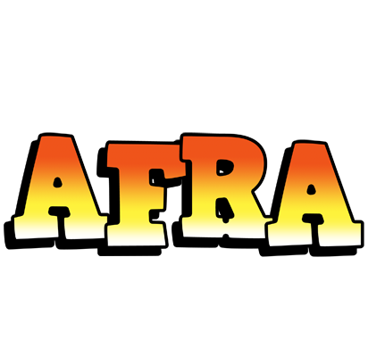 Afra sunset logo