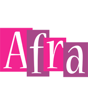 Afra whine logo