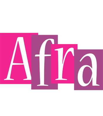 Afra whine logo