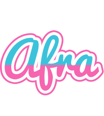 Afra woman logo