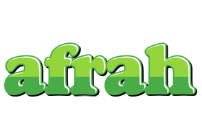 Afrah apple logo