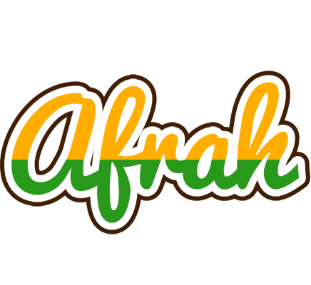 Afrah banana logo