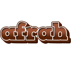 Afrah brownie logo