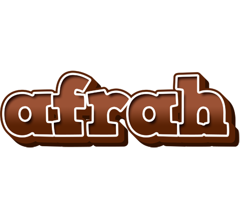 Afrah brownie logo