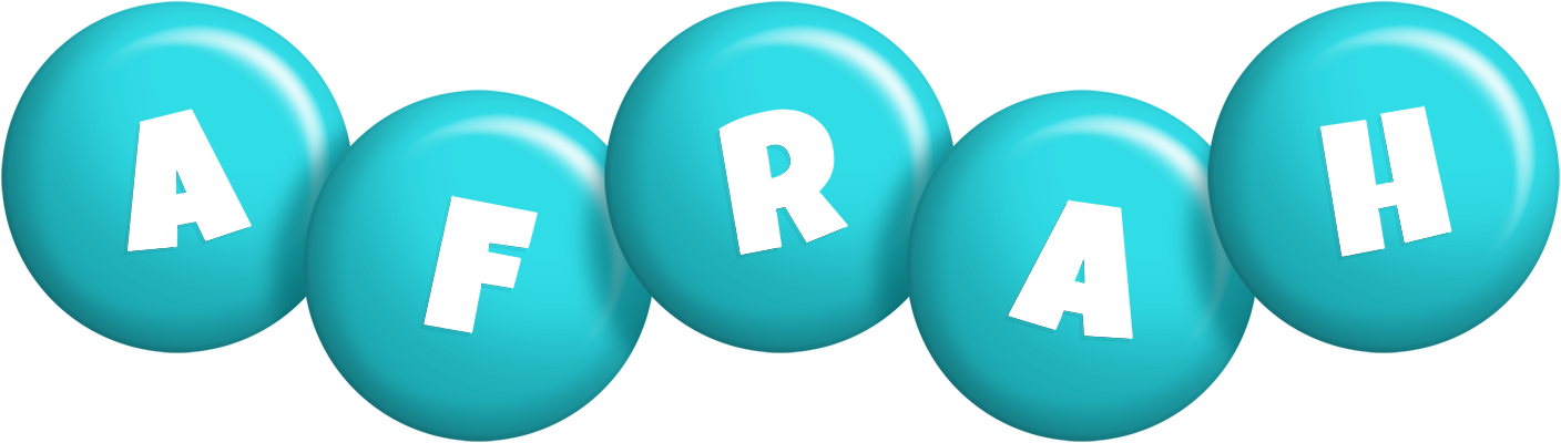 Afrah candy-azur logo
