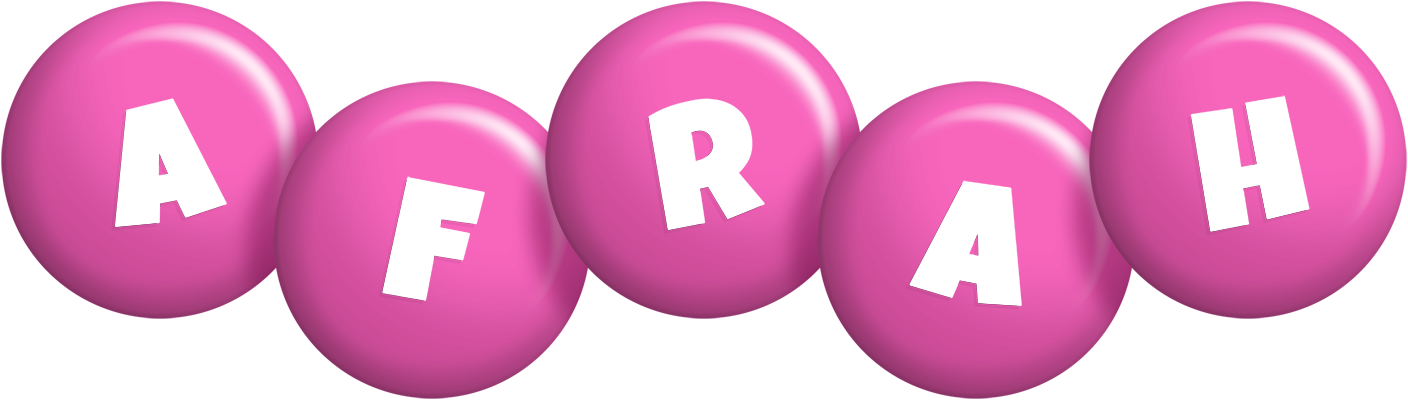 Afrah candy-pink logo